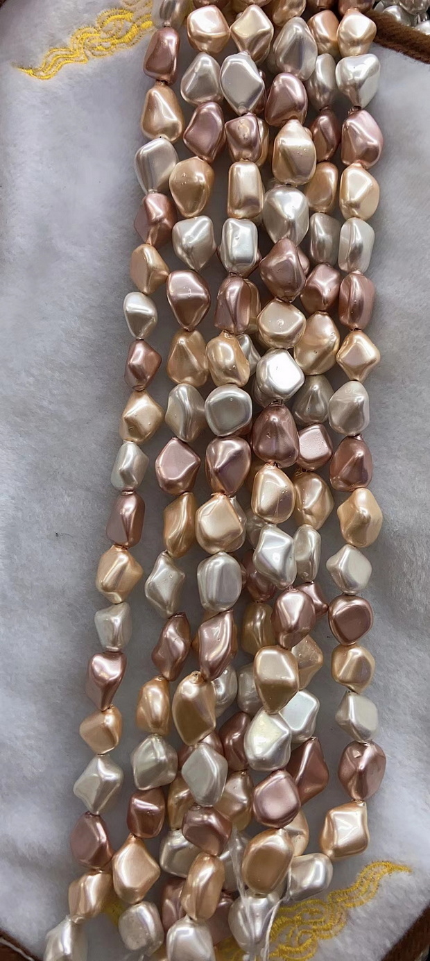Mix color shell pearl beads 2022-9-19-010